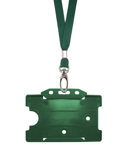Dark green neck strap cord - id,