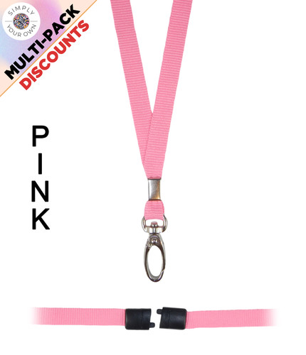 Pink magenta lanyard neck - magenta,