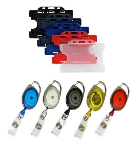 Retractable card holder - id,