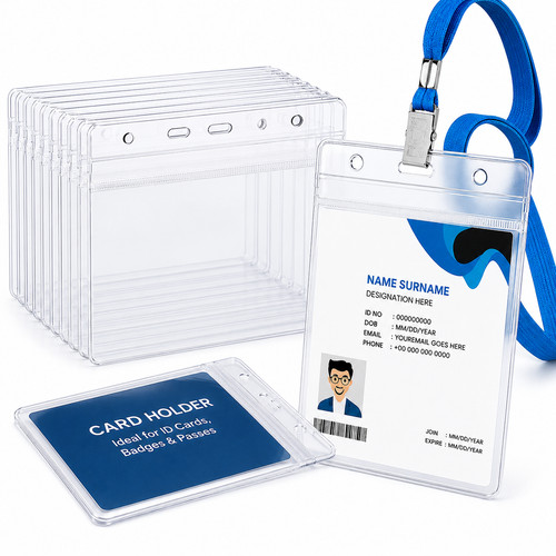 10pcs clear card - clear, holder
