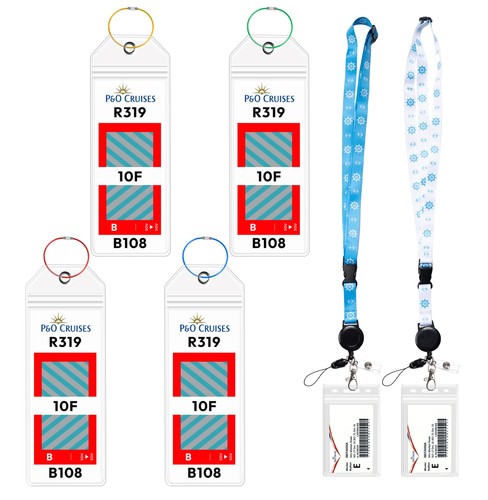 Cruise luggage tag holder - cruise,