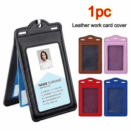 Leather card holder for - leather,
