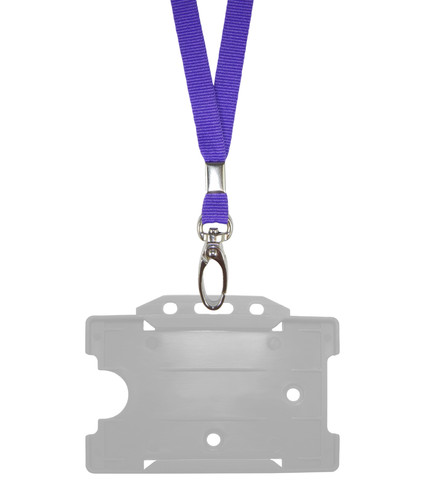 Purple neck strap - strap, clip