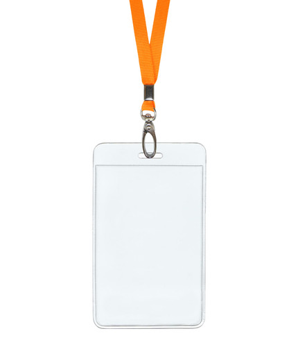 Orange lanyard neck strap - orange,
