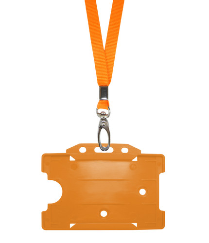 Orange neck strap cord - neck,