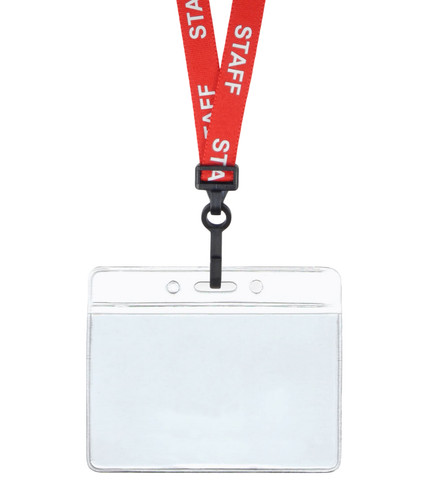 Red staff lanyard neck - staff,
