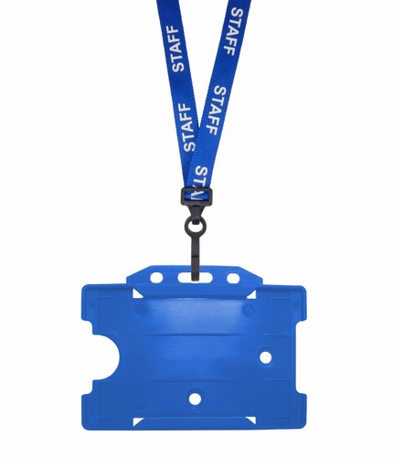 Blue staff neck - blue, strap