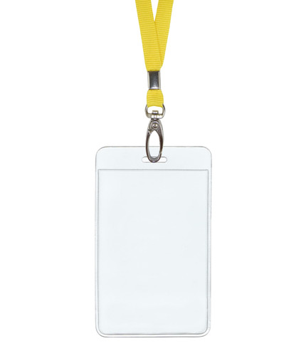 Yellow lanyard neck strap - yellow,
