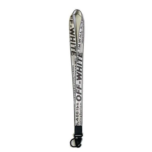 Off white - white, lanyard