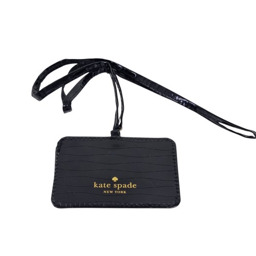 Kate spade leather - spade, lanyard